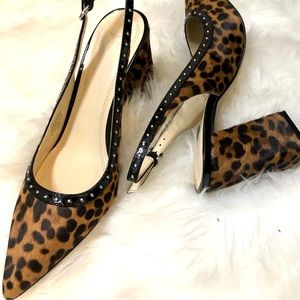 *Authentic* MARC FISHER Calf Hair Sling-Back Pump